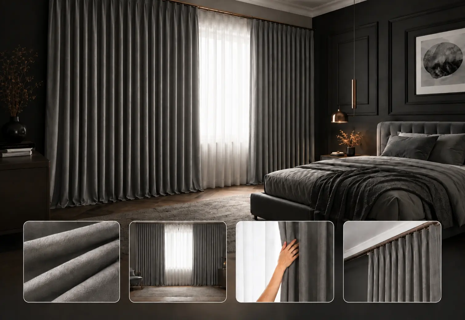 Custom Made Curtains for Dubai