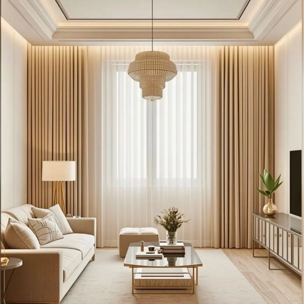 Custom curtain project in Dubai