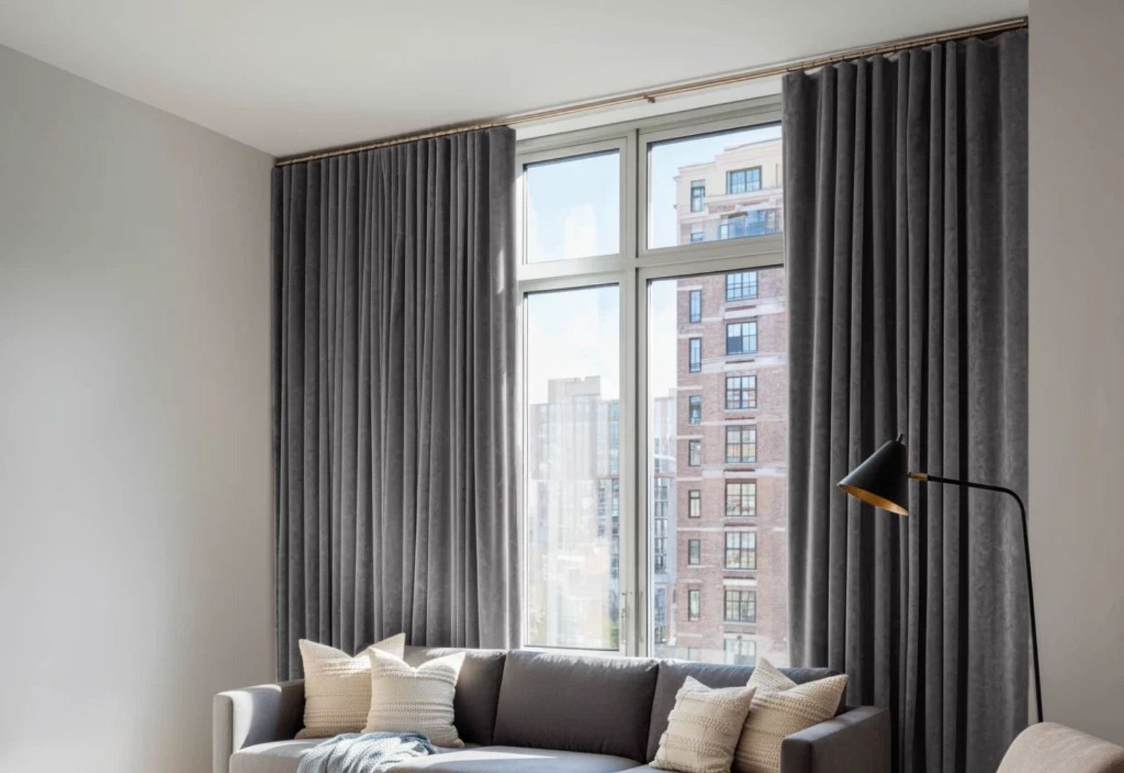 Grey Blackout Curtain