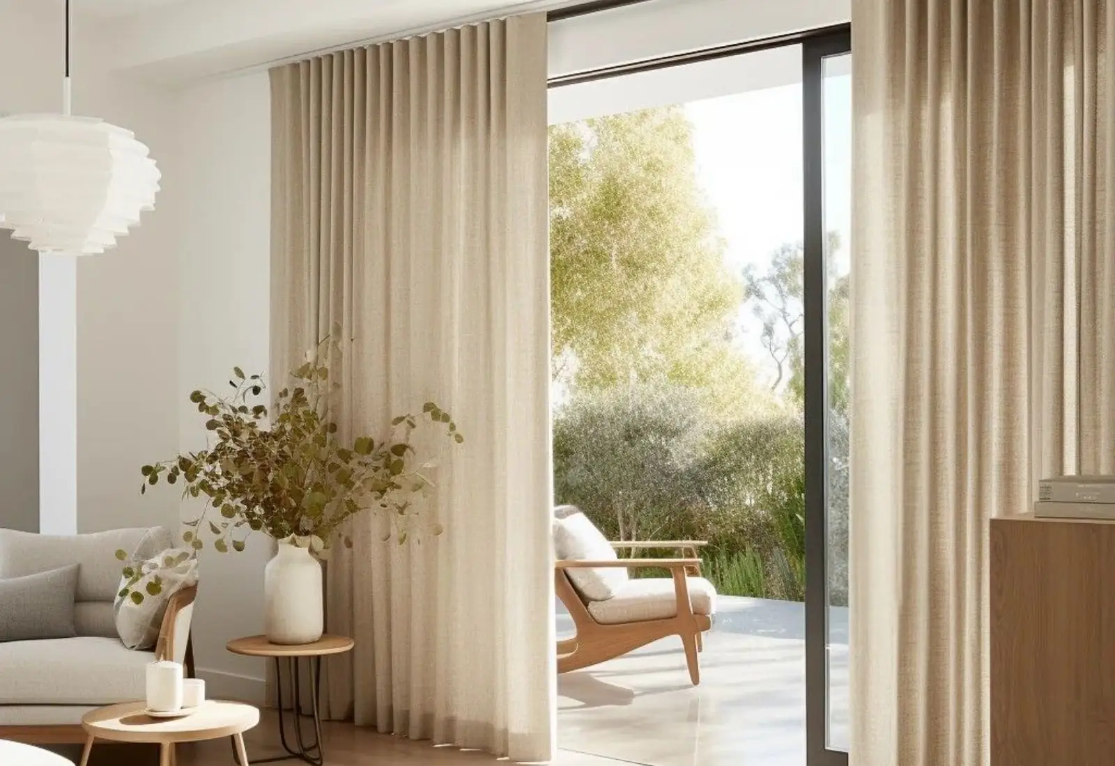 Linen Blackout Curtain