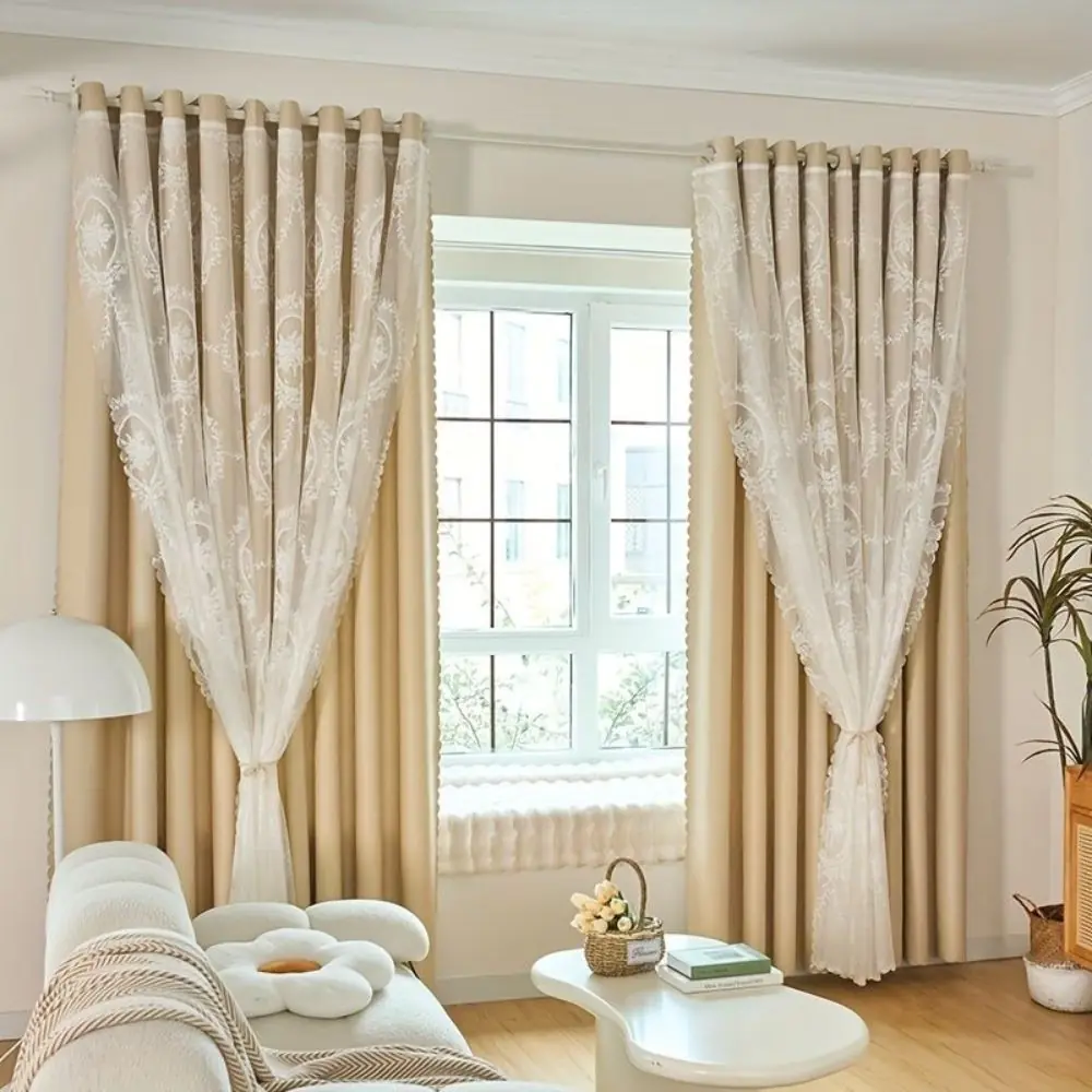 Luxury window curtains installed in Dubai