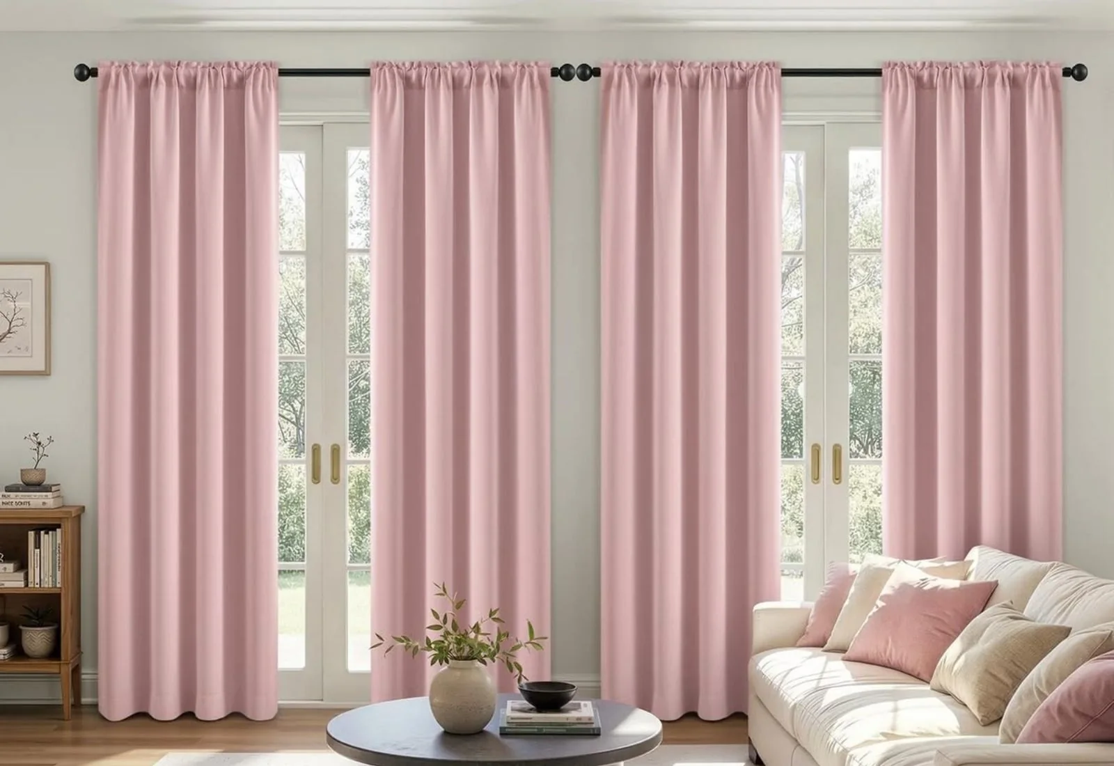 Pink Blackout Curtain