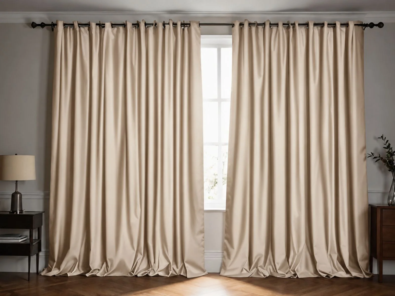 Beige Curtain