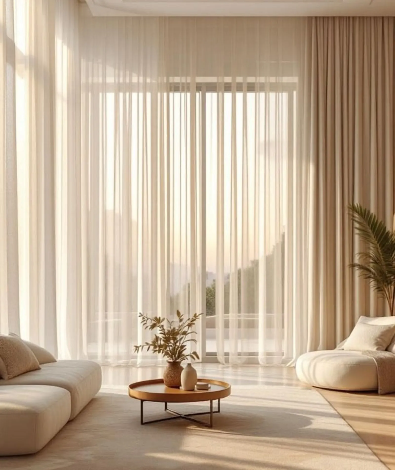 Expert measuring window for perfect sheer curtains