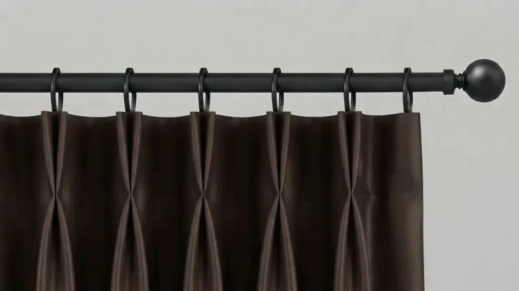 Pinch Pleat Silk Header