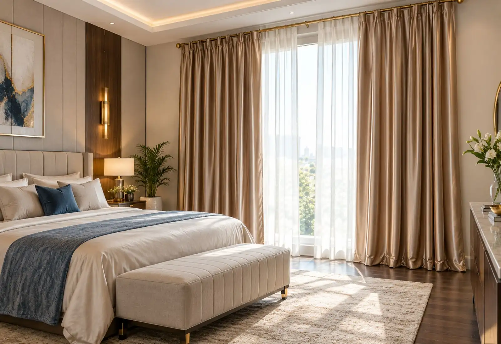 Pure Silk Curtains