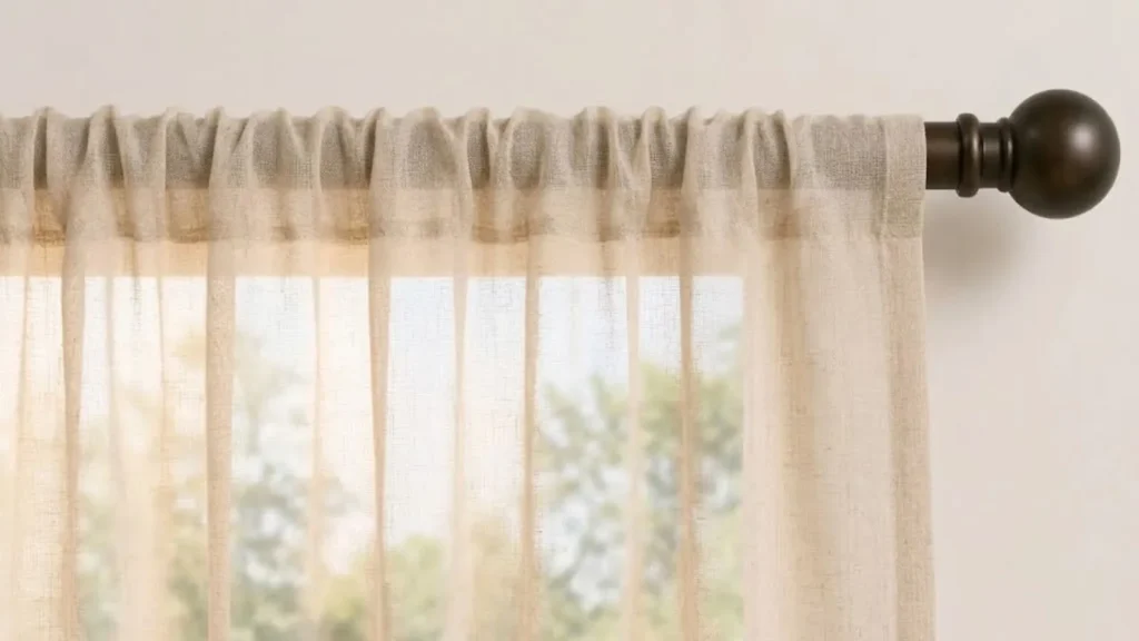 Rod Pocket Curtain Header