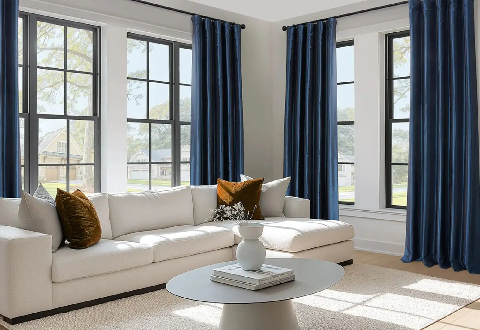 Taffeta Silk Curtains