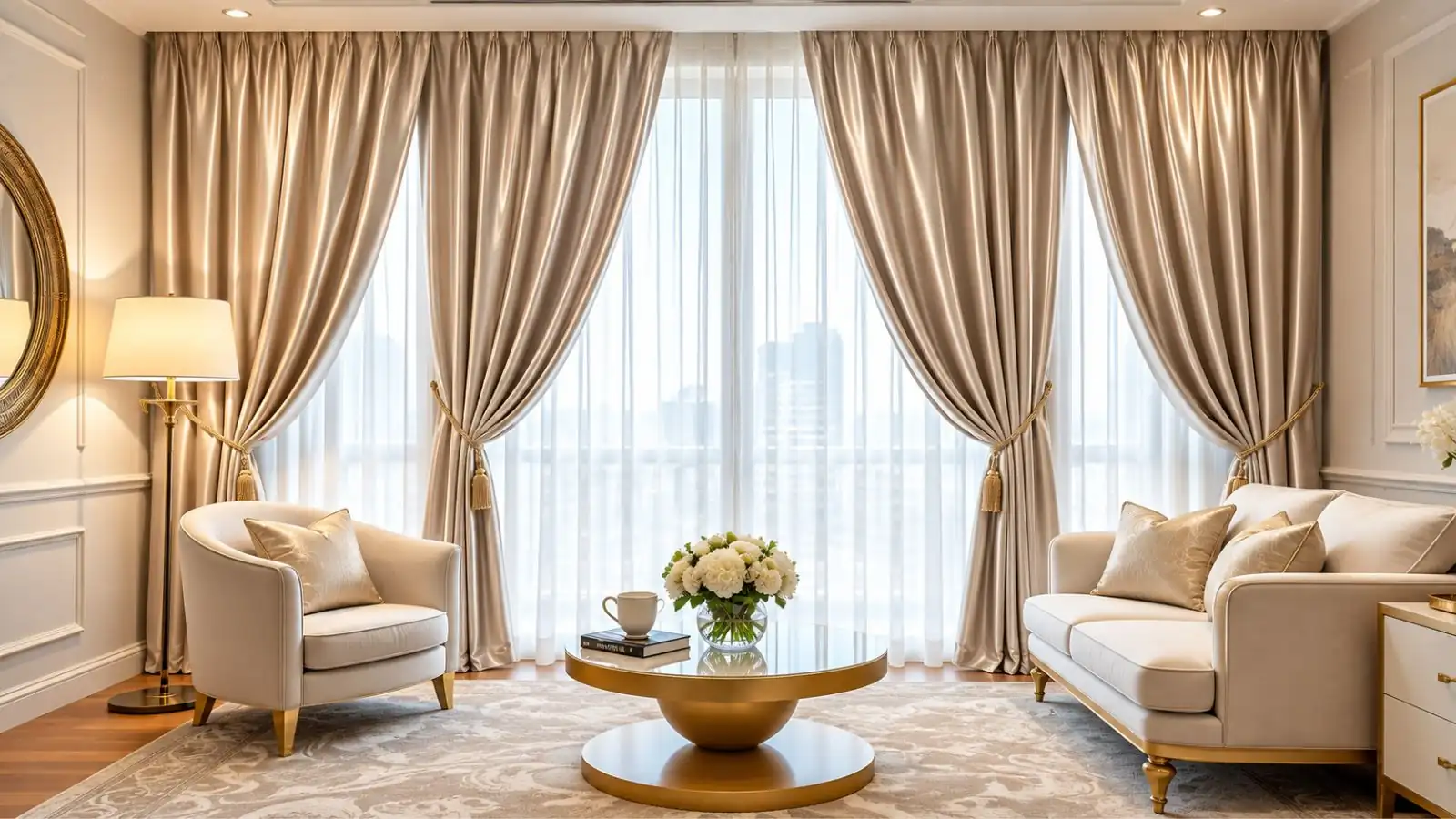 Custom silk curtains offered by Dubai experts