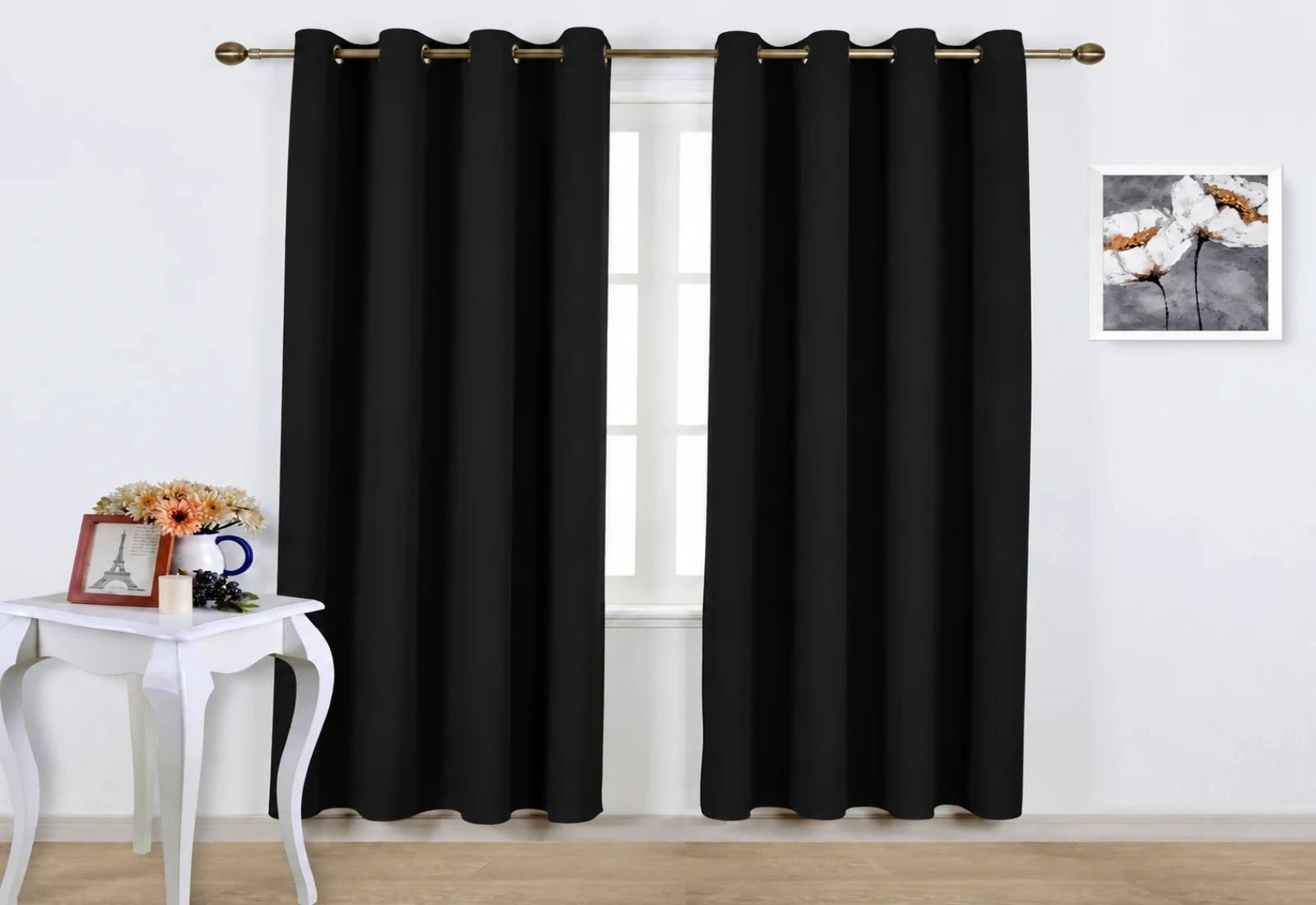 Black Soundproof Curtain