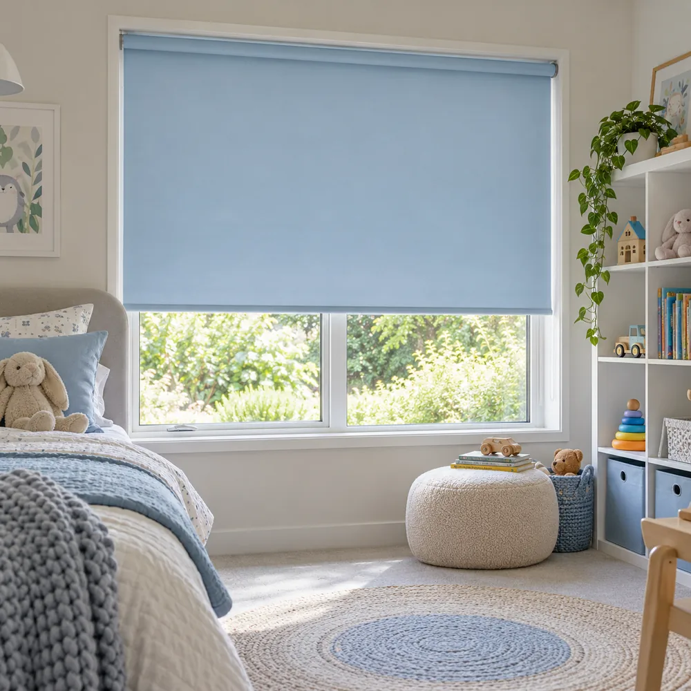 Cordless Blinds In Child Bedroom