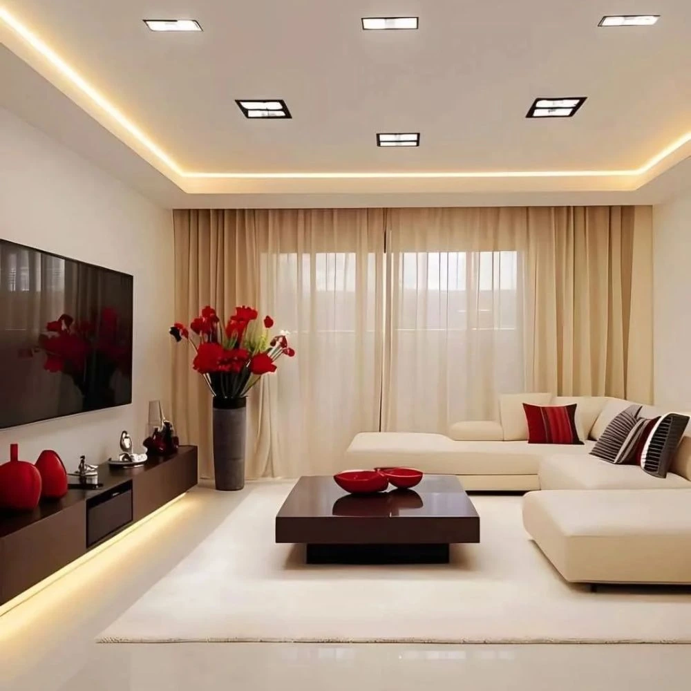 Elegant drapery styles recent living room project