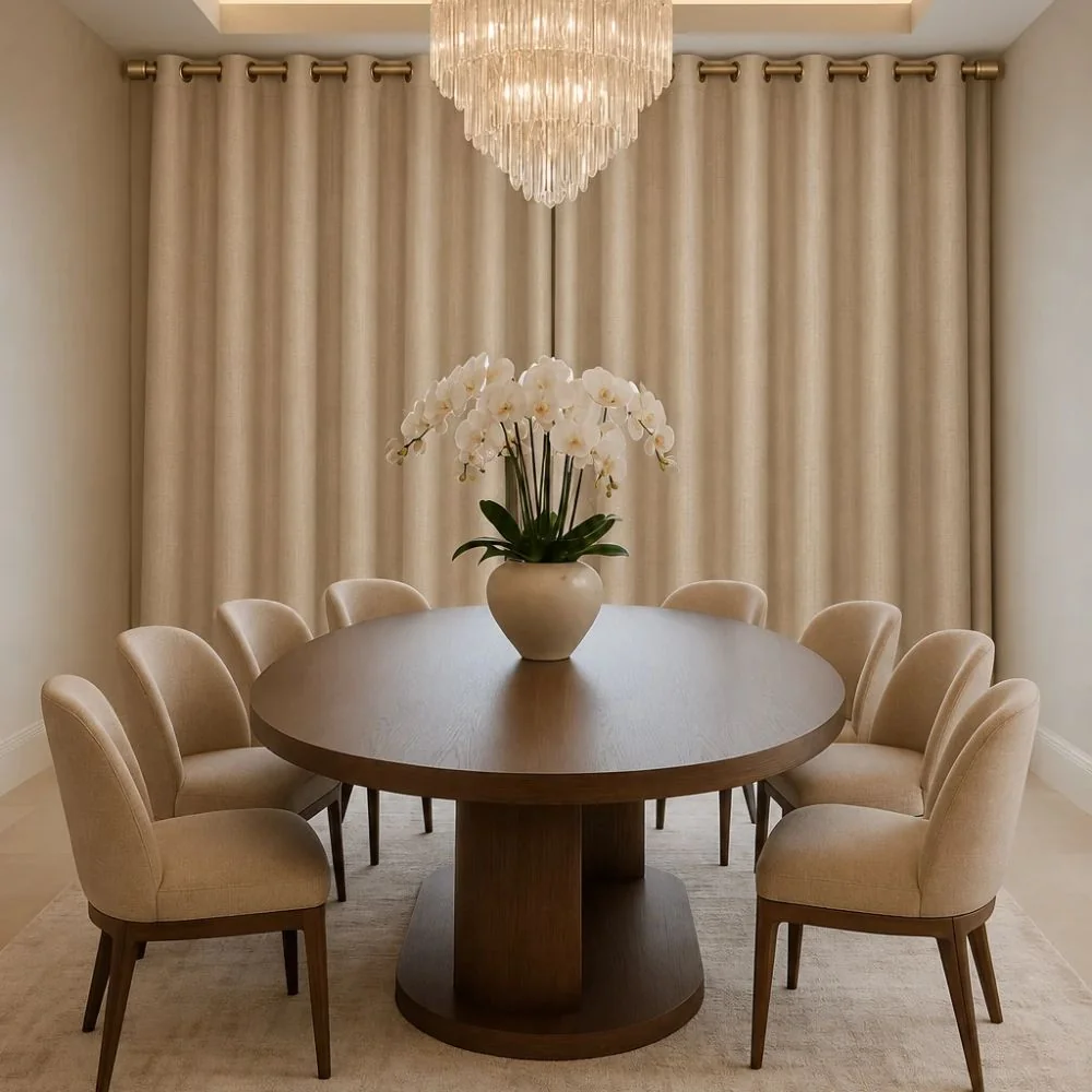 Elegant Eyelet Curtain Design Project