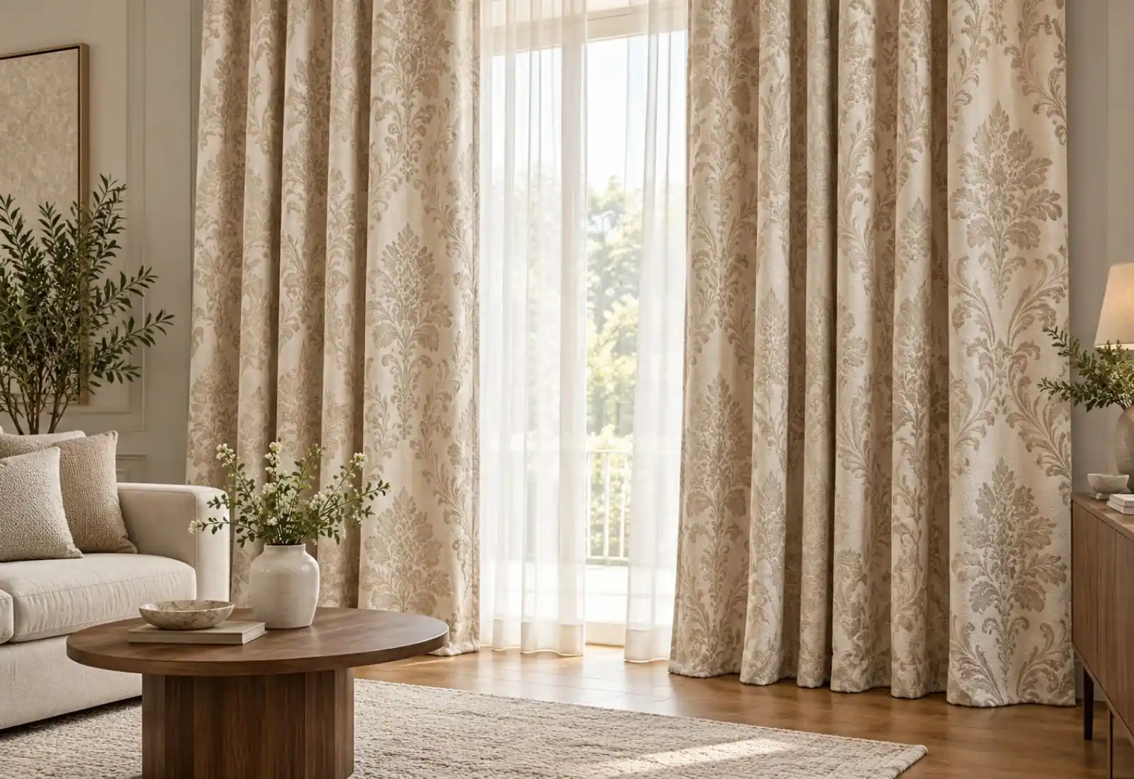 Premium Jacquard Fabric Curtains For Luxurious Textured Decor