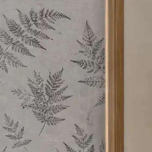 Grey Printed Blind Fabric Detail