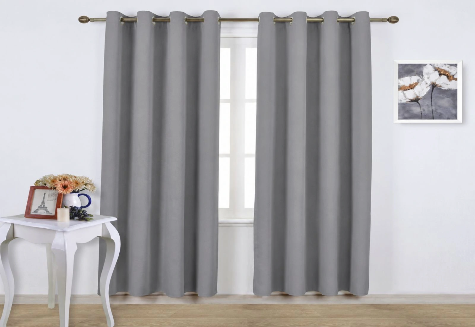 Grey Soundproof Curtain