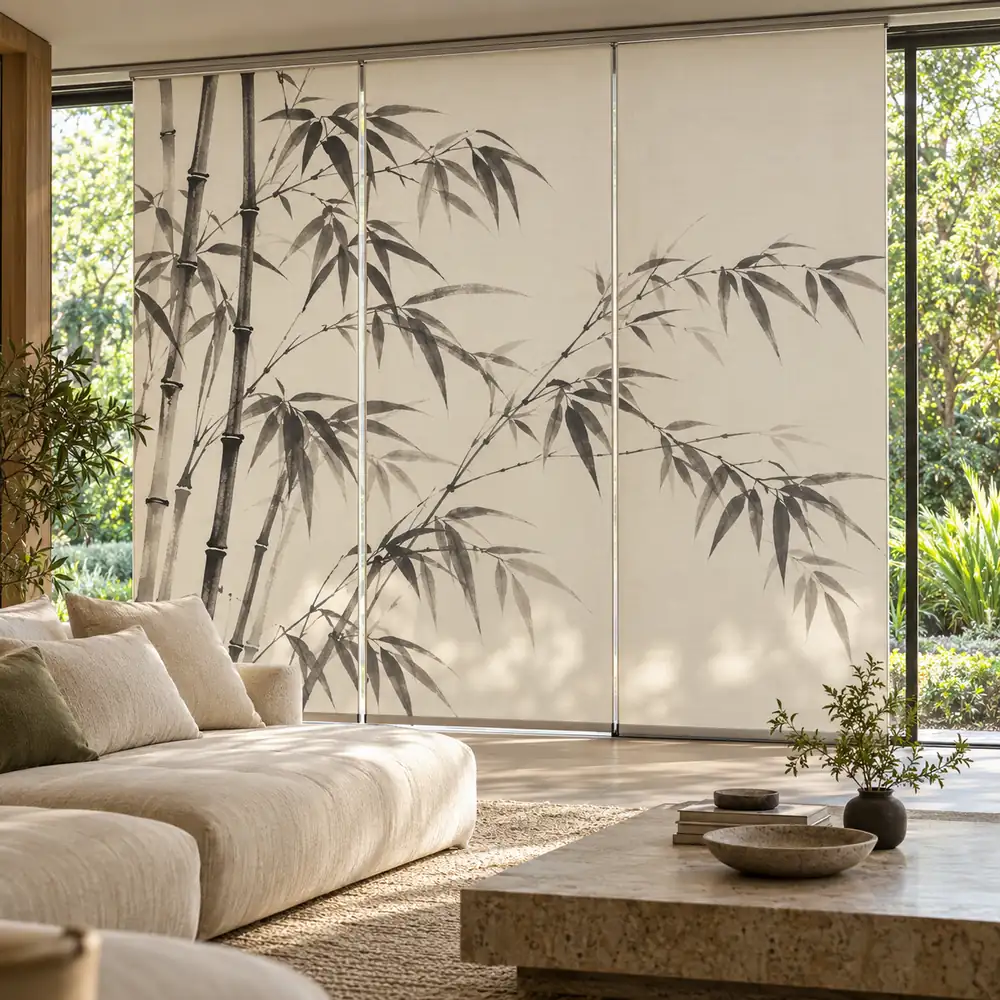 Ink Printed Panels In Garden Lounge