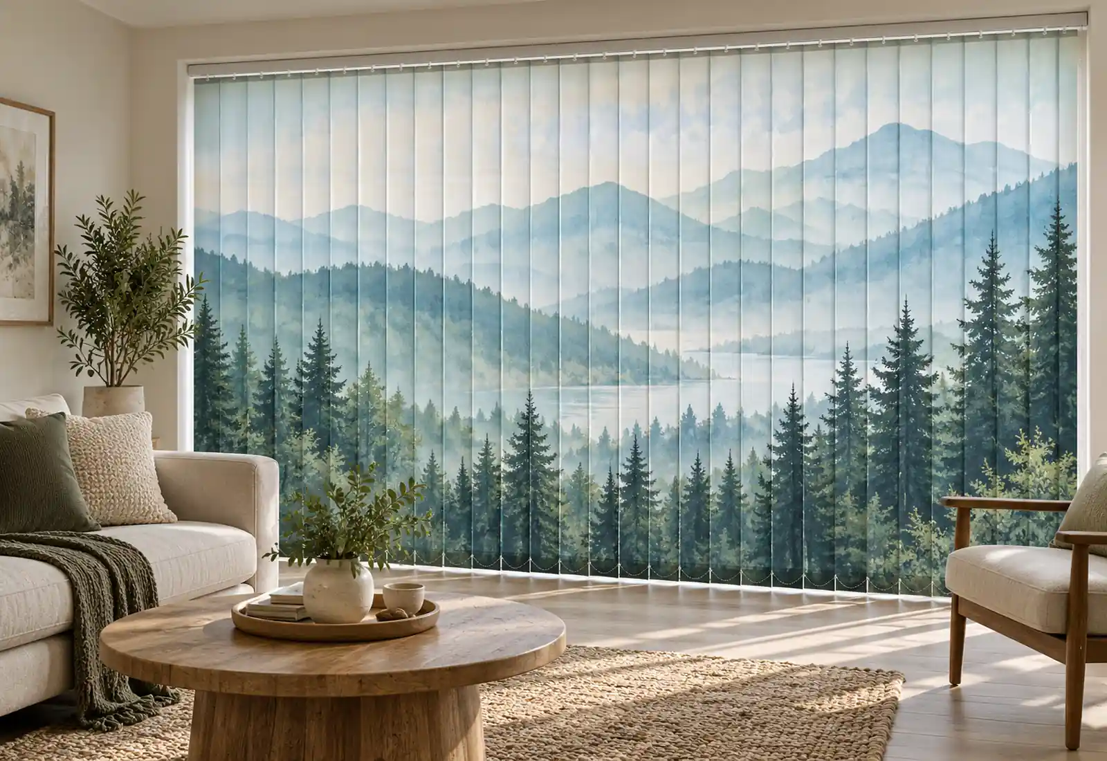 Landscape Printed Vertical Blind Design