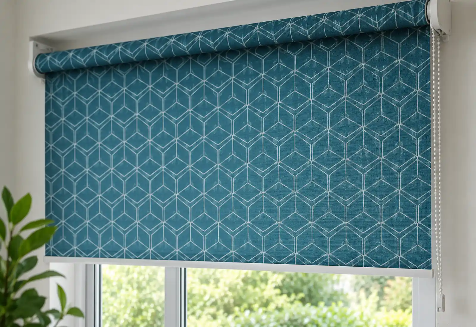 Patterned Printed Acrylic Blind Detail