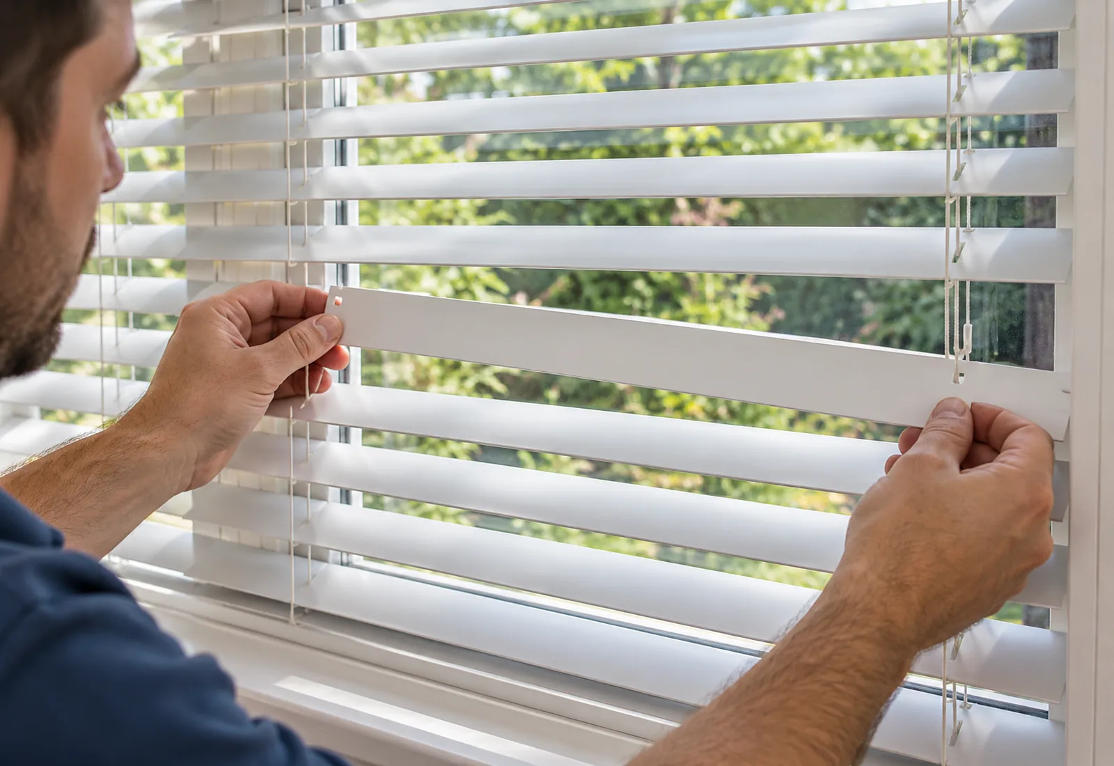 Replacing Damaged Blind Slats
