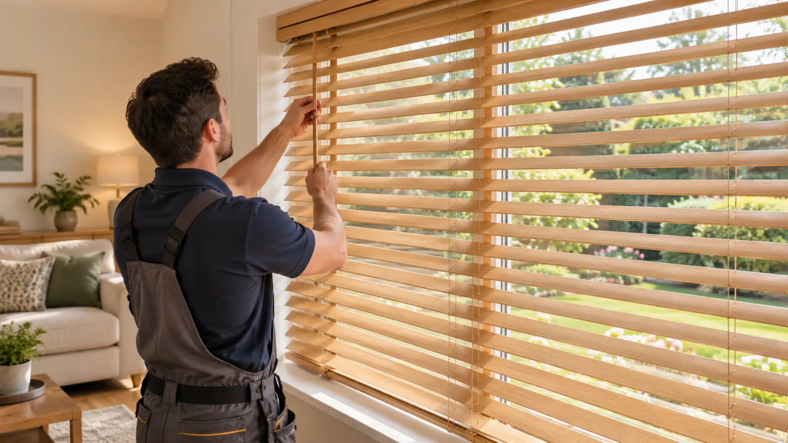 Testing Repaired Window Blind Operation
