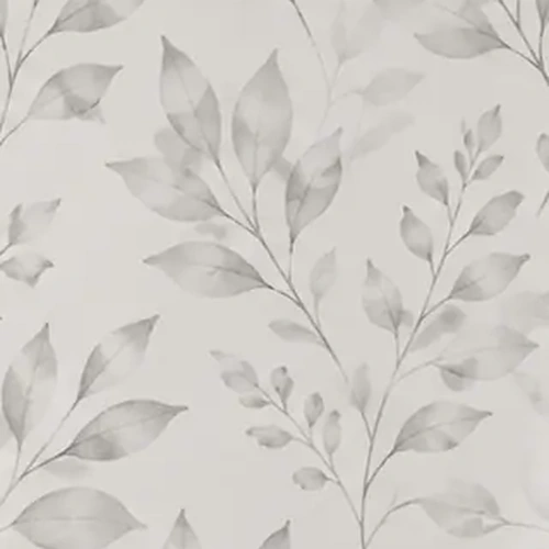 White Printed Blind Fabric Detail